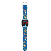 Reloj Paw Patrol Led Azul Correa Im